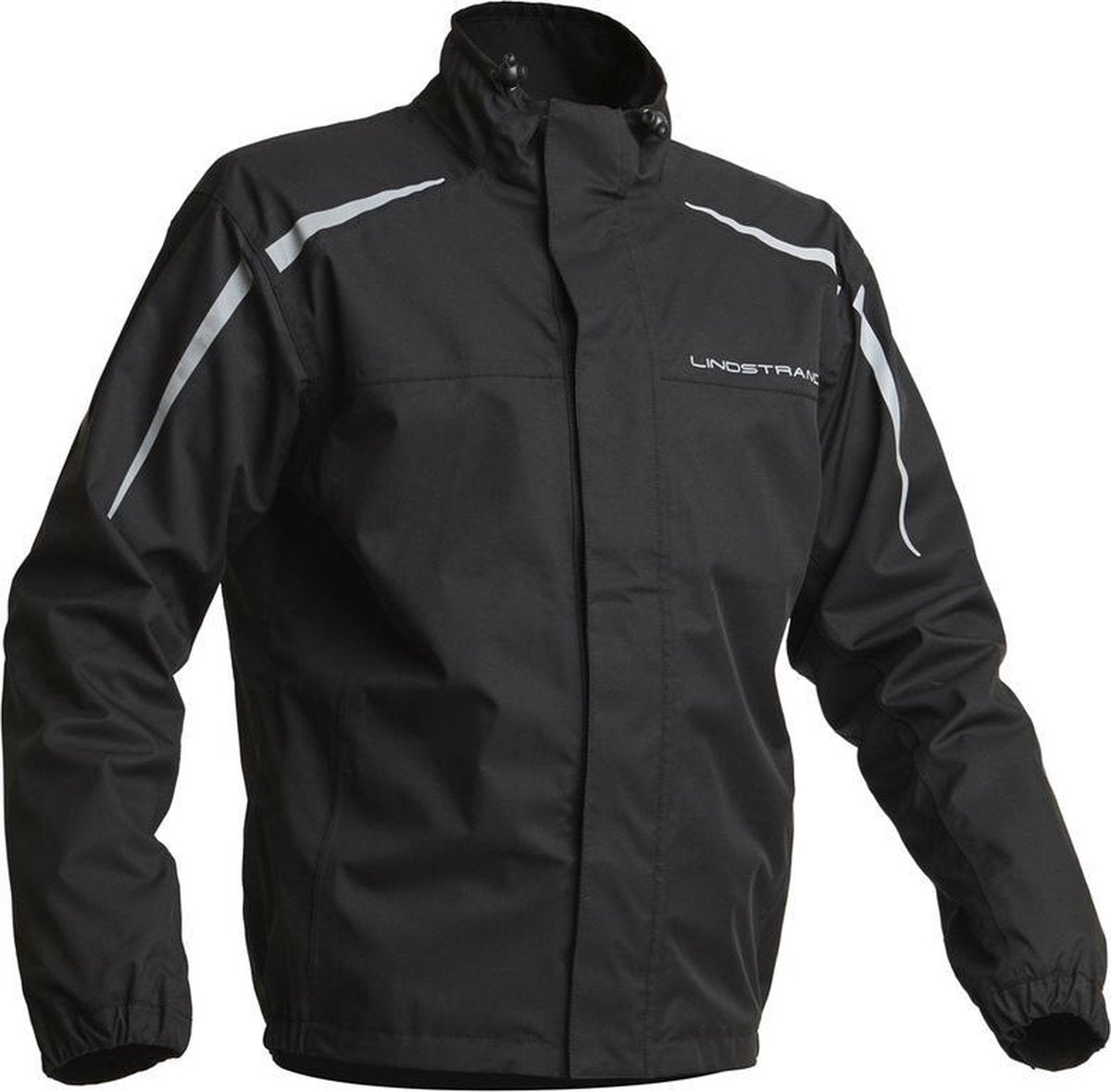 Lindstrands regen motorjack DW+  zwart XS