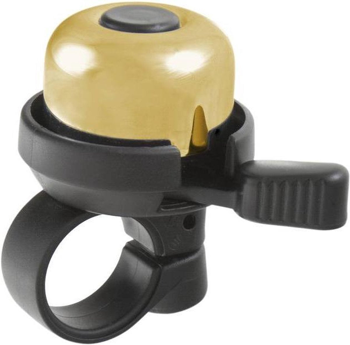 Fietsbel mini M-Wave Bella Ding-Dong - goud messing