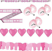 HOERA EEN MEISJE | Geboorte pakket Roze | Meisje | Pink Versiering | Babyshower | Geboorte |Geboorte decoratie | Ballon | Slinger