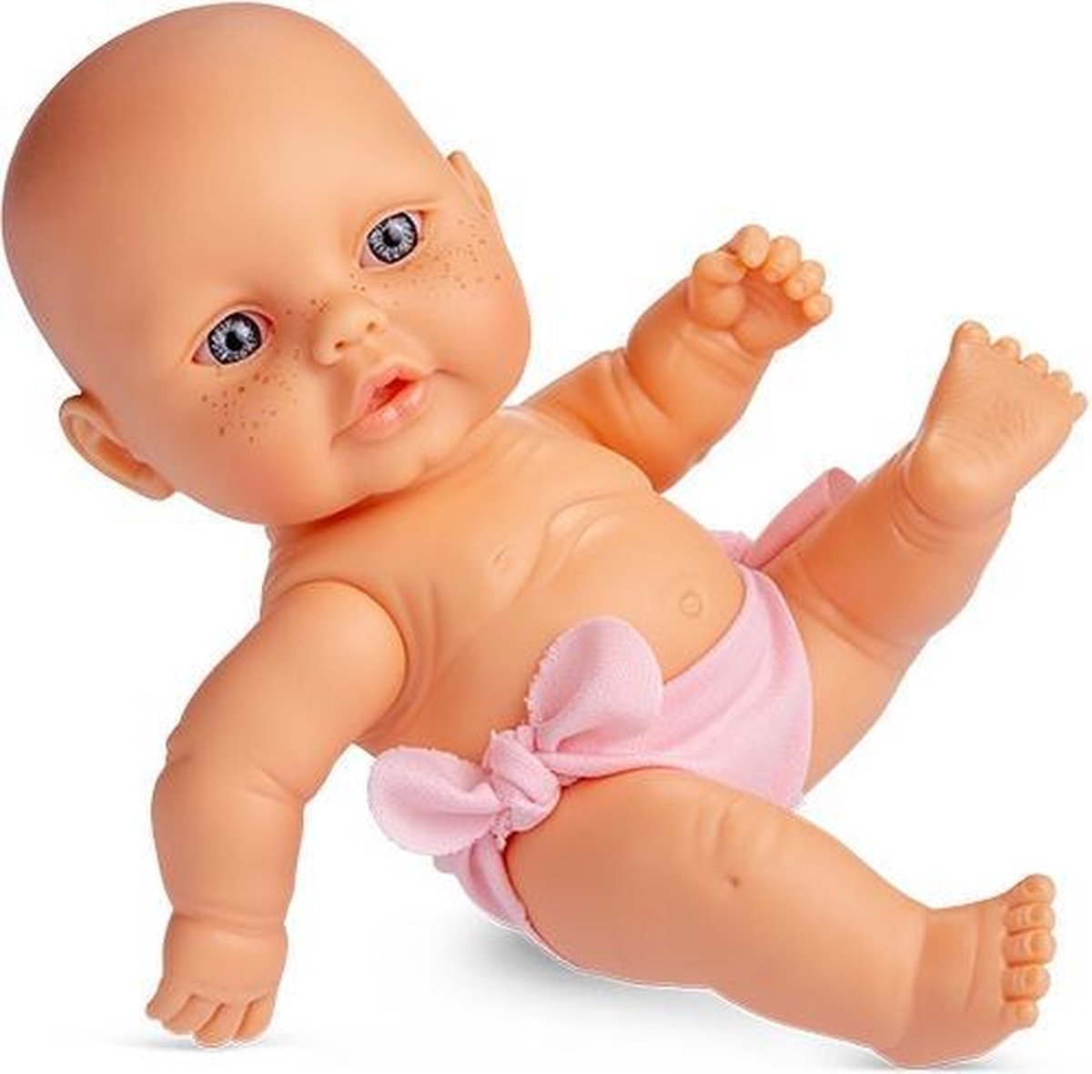 Berjuan Babypop Newborn 22 Cm Meisjes Vinyl/textiel Roze