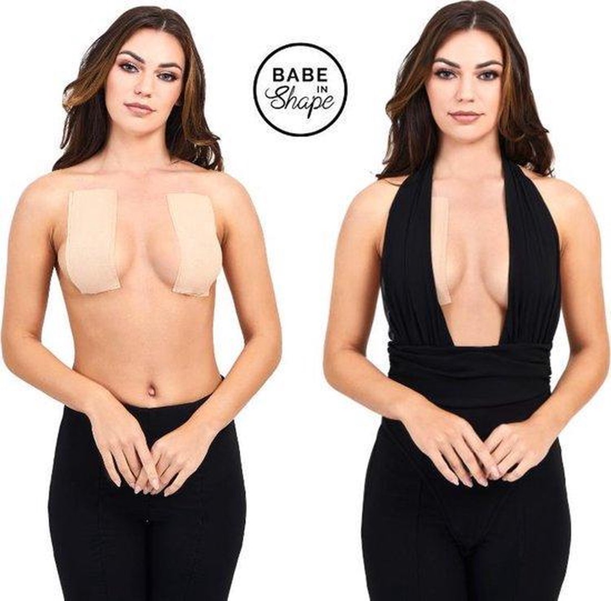 Boob tape fashion -sexy tape- 5 cm breede- 5 m lang + tepel cover