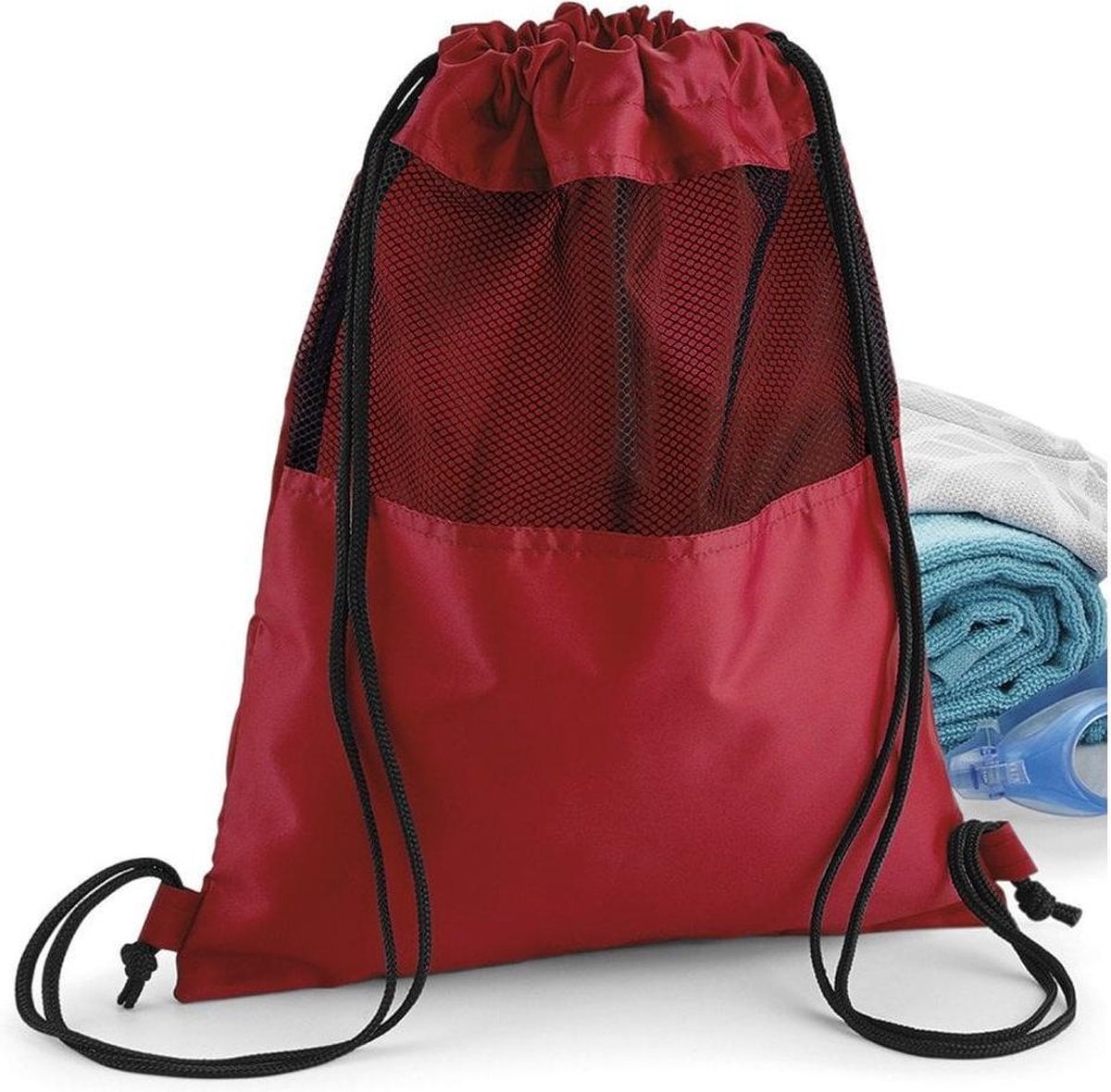 Mesh Quadra zwembad gymtas met ventilatie