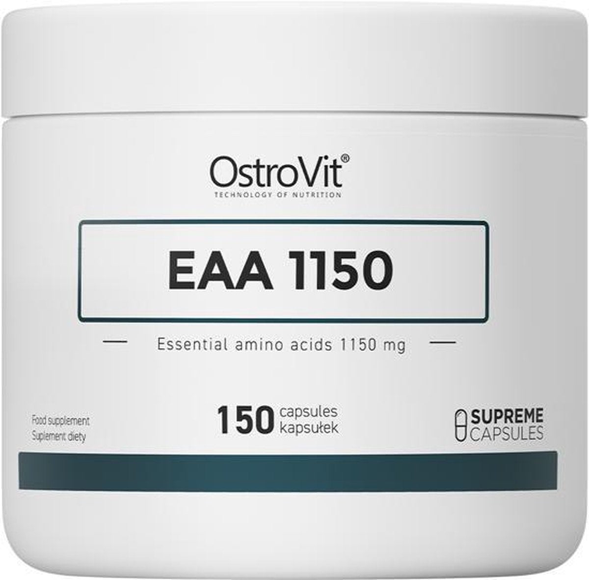 Aminozuren - EAA Capsules 1150mg 150 Capsules Ostrovit -  + GRATIS Pill Box
