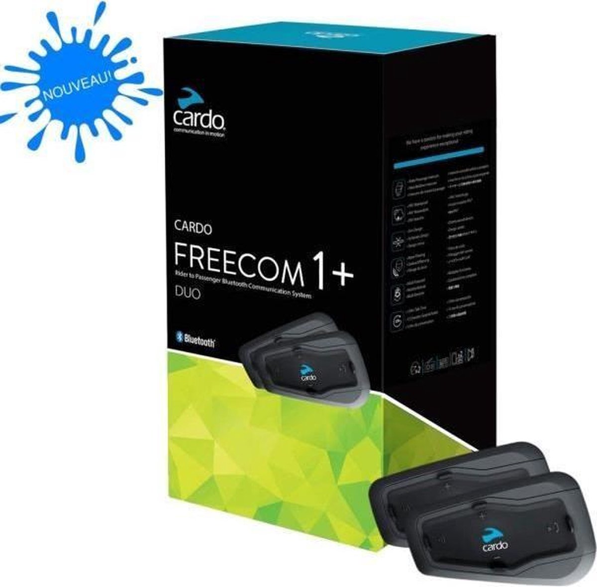 CARDO Intercom motorfiets - Scala Rider - Freecom 1 + Duo