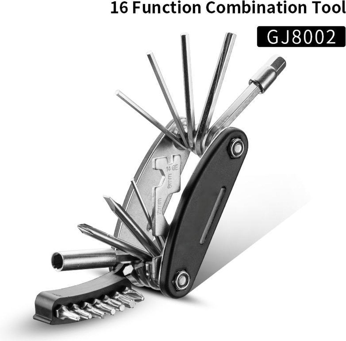 TBG 16 in 1 Fiets Gereedschap Sets Mountainbike Fiets Multi Reparatie Tool Kit Inbussleutel Mountain Cycle Schroevendraaier Tool GJ8002