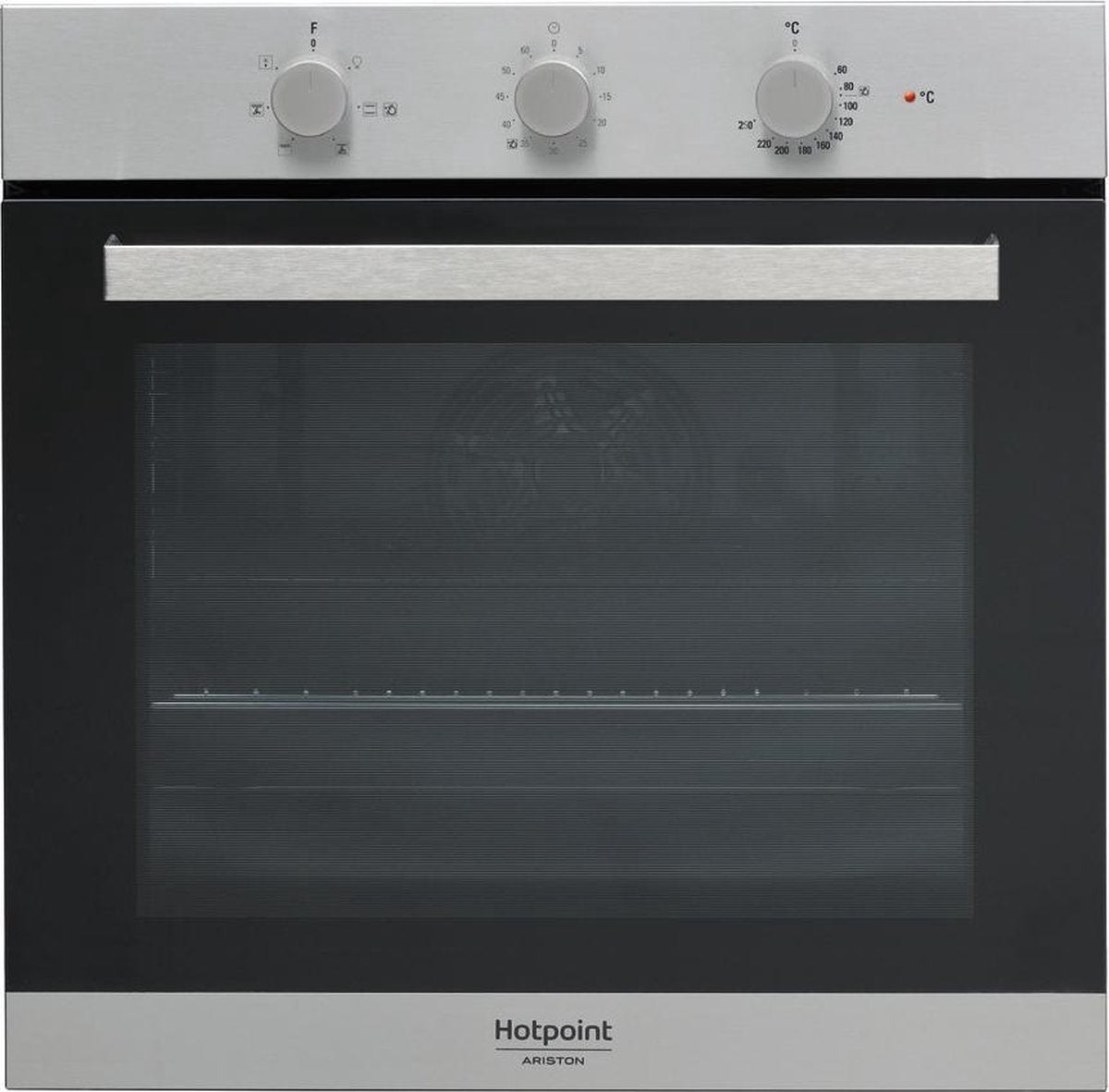 HOTPOINT FA3 530 H IX - Multifunctionele oven - Hete lucht - 66 L - Hydrolyse reiniging - Klasse A - Roestvrij staal