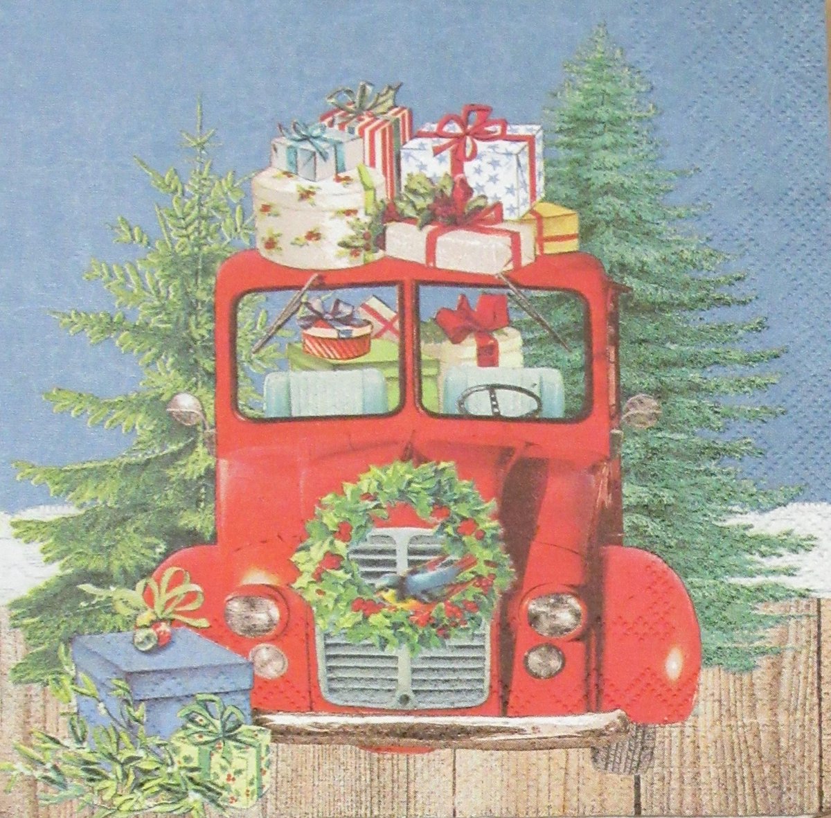 Servetten On The Road 33 x 33 cm