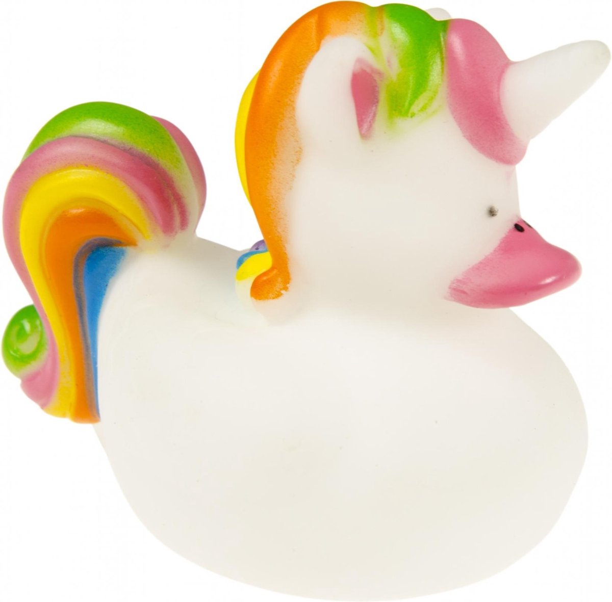 Lg-imports Eenhoorn Badeendjes Wit  7 Cm 4 Stuks