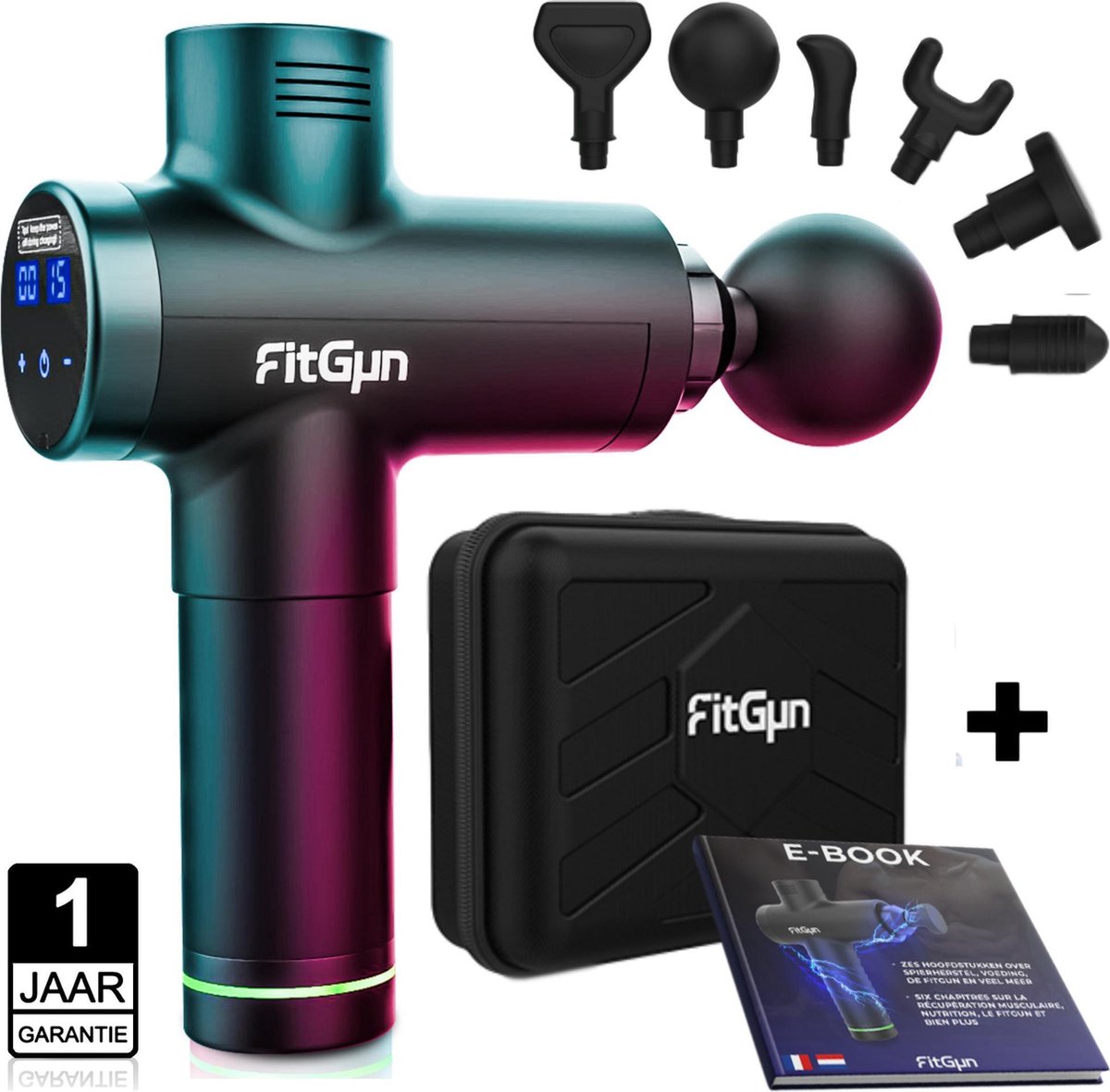 Massage Gun Professioneel voor Sport en Relax Massage pistool -  Gym Fitness Hardlopen - FitGun®