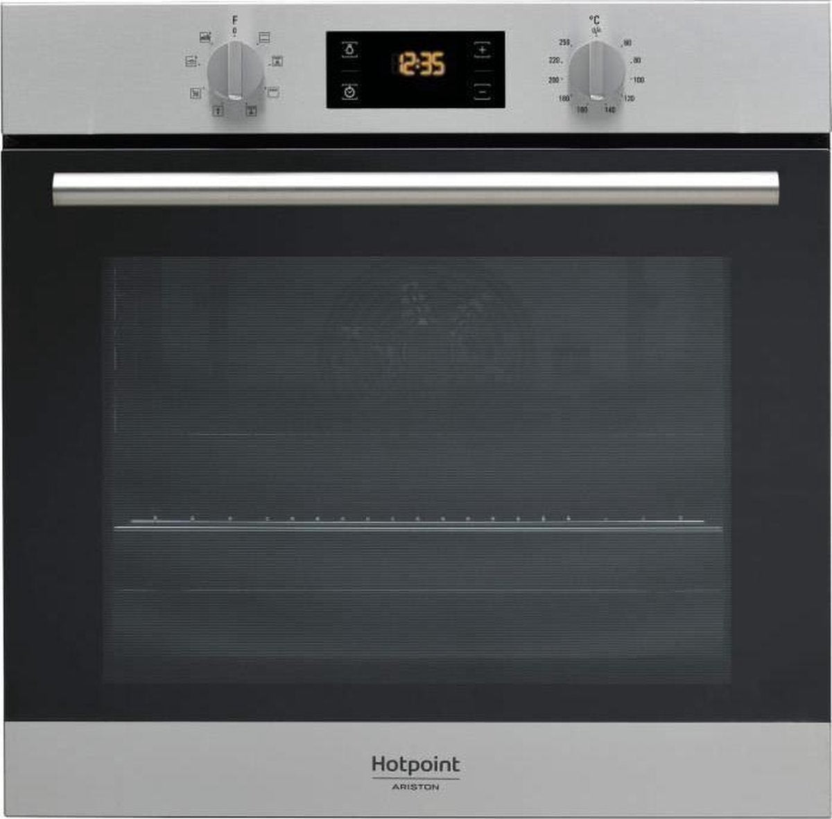 HOTPOINT FA2544CIXHA - Ingebouwde multifunctionele elektrische oven - Hete lucht - 71 L - Katalyse - A - Roestvrij staal