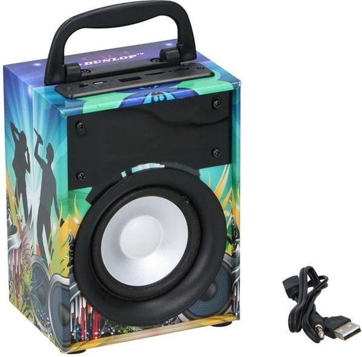 Bluetooth speaker - Luidspreker BT led Dunlop - draagbaar