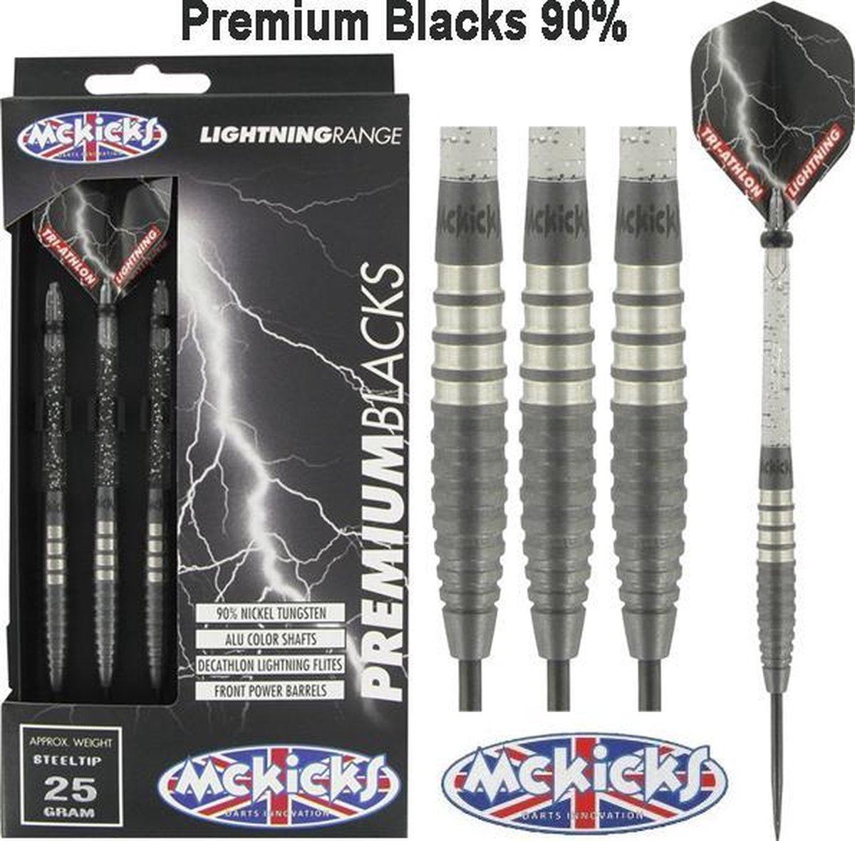 McKicks Premium Black Titanium 90% - 23 Gram
