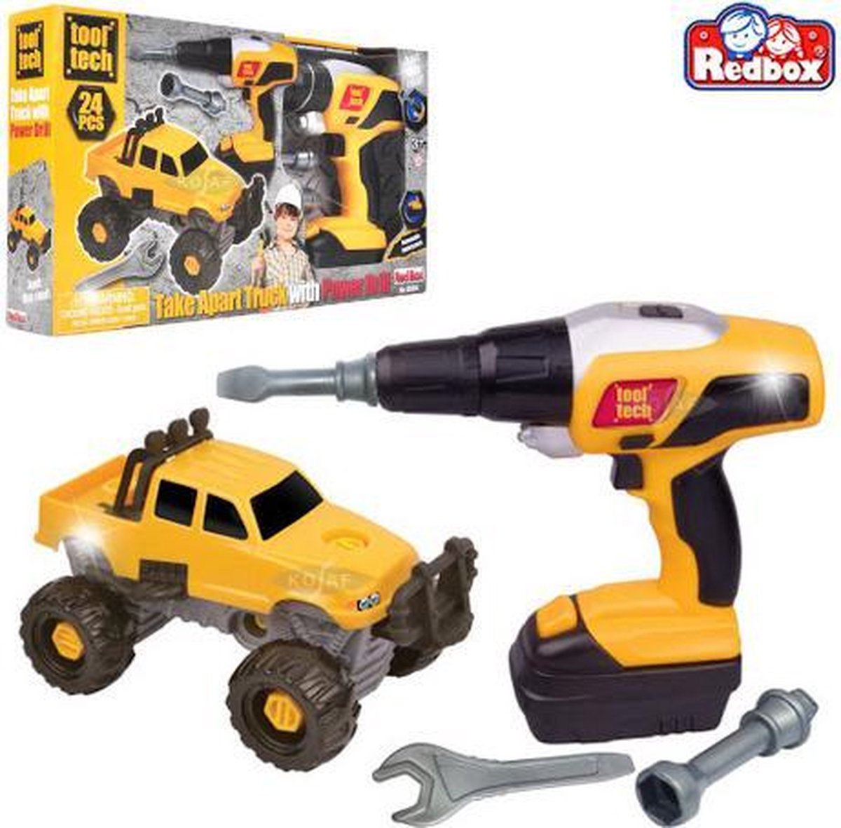 Truck met schroefmachine