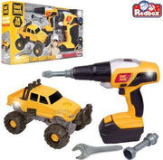 Truck met schroefmachine