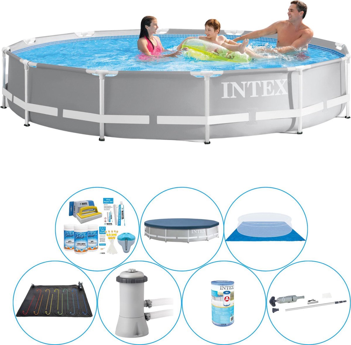 Intex Prism Frame Rond 366x76 cm - Zwembad Deal
