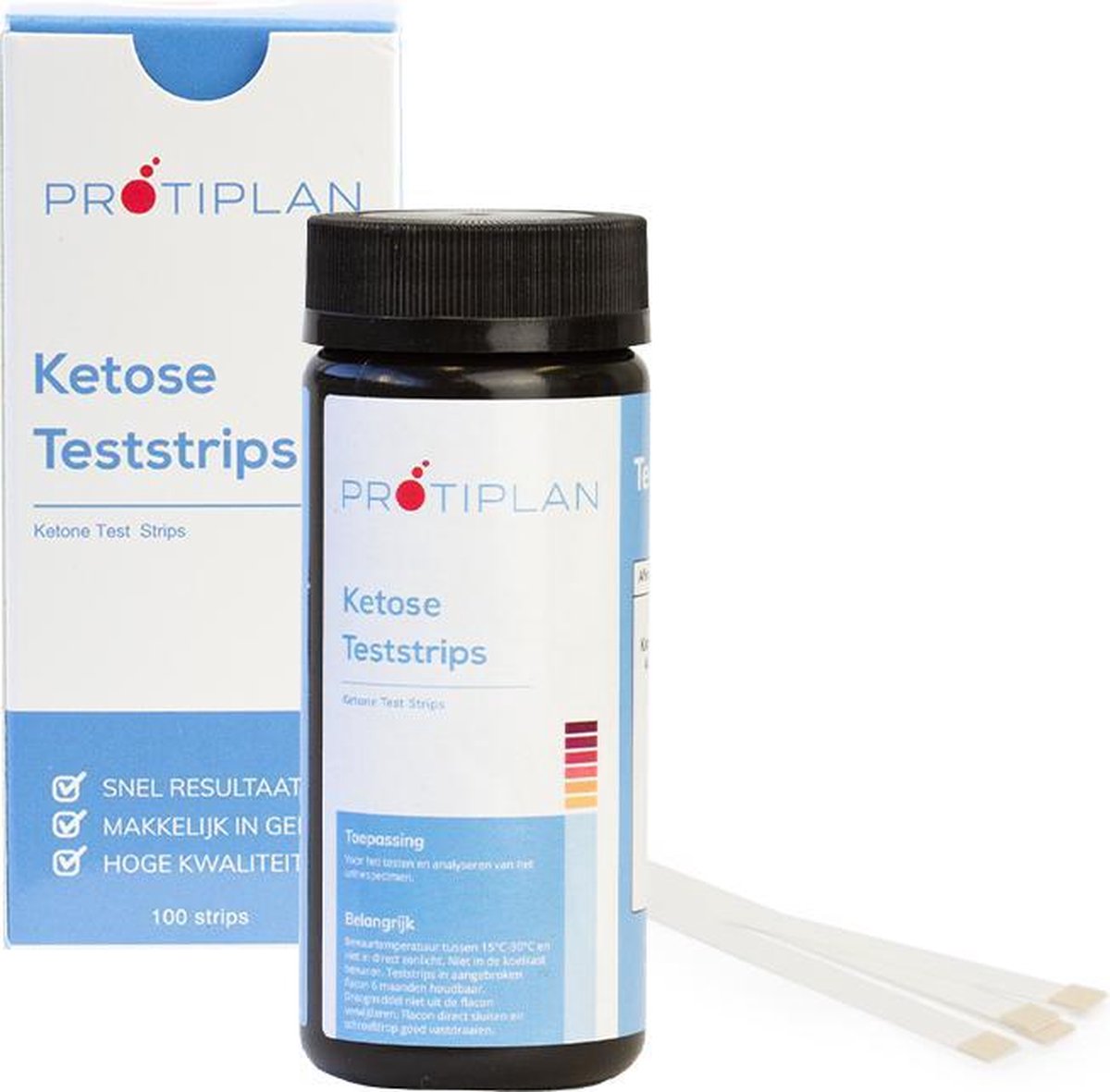 Protiplan | Ketose Teststrips | 100 Strips  | Ketose dieet | Ketonentest