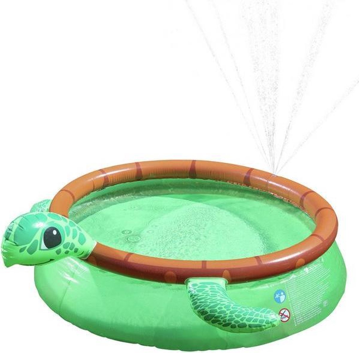 Chad Valley 6ft Turtle Quick Up kinderbad opblaaszwembad
