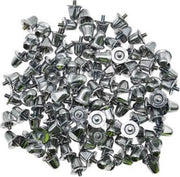 Precision Schroefnoppen Rugby 15 Mm Aluminium Zilver 100 Stuks
