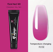 Yayoge Chameleon kleur rose  starterspakket met lamp polygel nagels nail art
