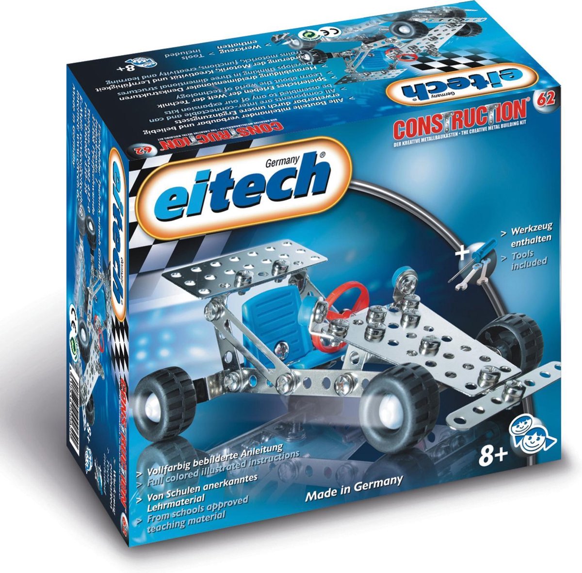 Eitech Bouwdoos - Metaal Racewagen