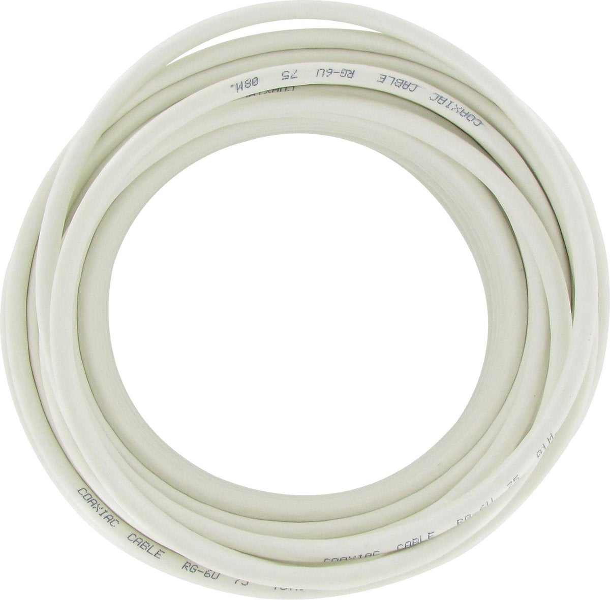 KOPP Coaxkabel Ø 6.5 mm | rol 20 meter | wit