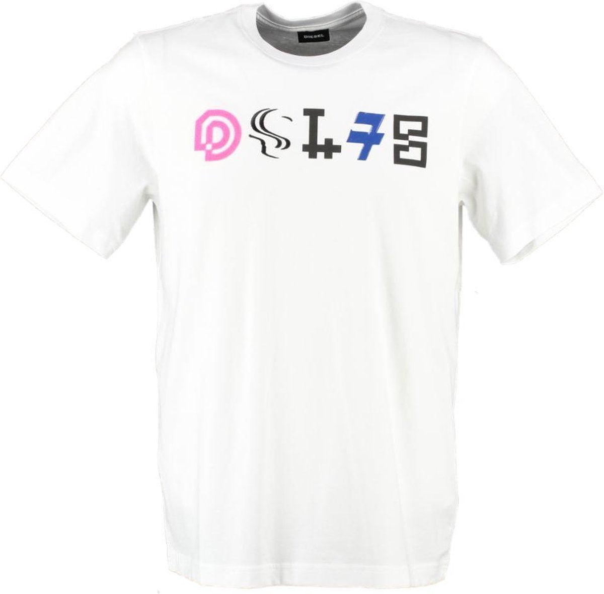 Diesel wit regular fit t-shirt - Maat S