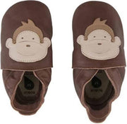Bobux - Baby slofjes - Soft Soles - Monkey Chocolate - M