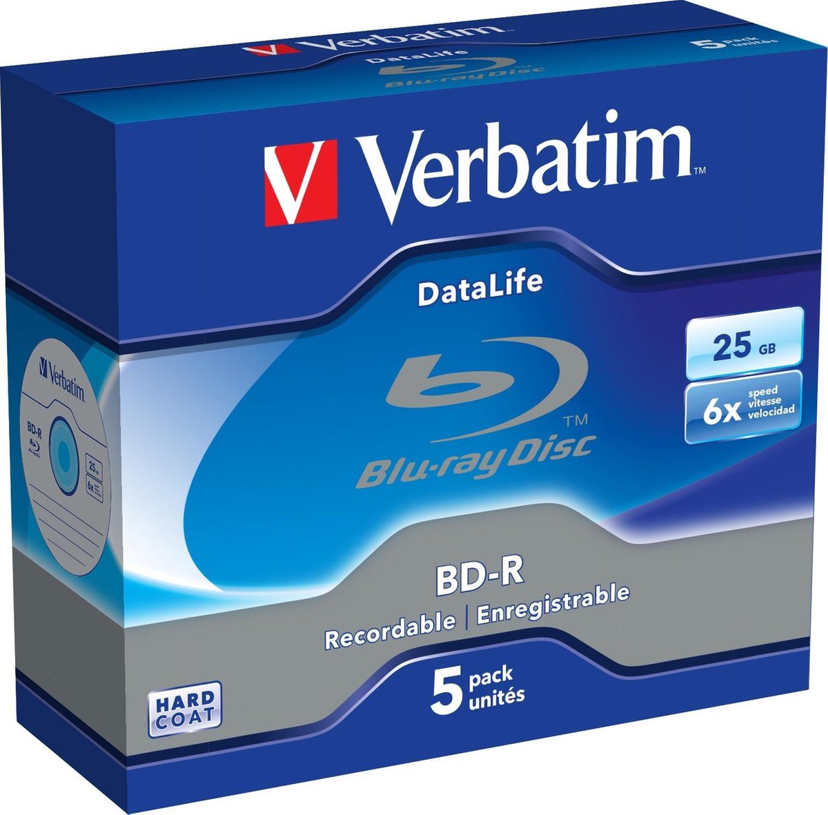 Blu Ray R Single Layer DL 25GB 6x Doos (5x)