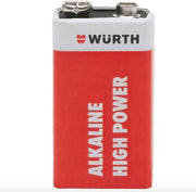 WURTH BATTERIJ ALKALINE-E BLOCK 9V
