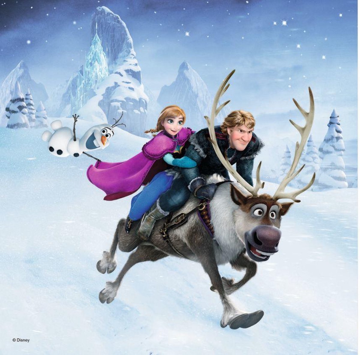 Ravensburger - Disney Frozen - 3 Puzzels & Memory spel