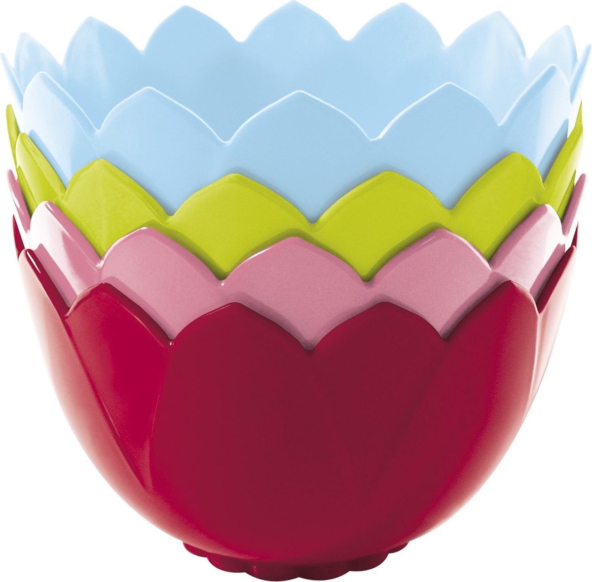 Zak! Designs Schalen - Set van 4 Stuks - Melamine - Assorti