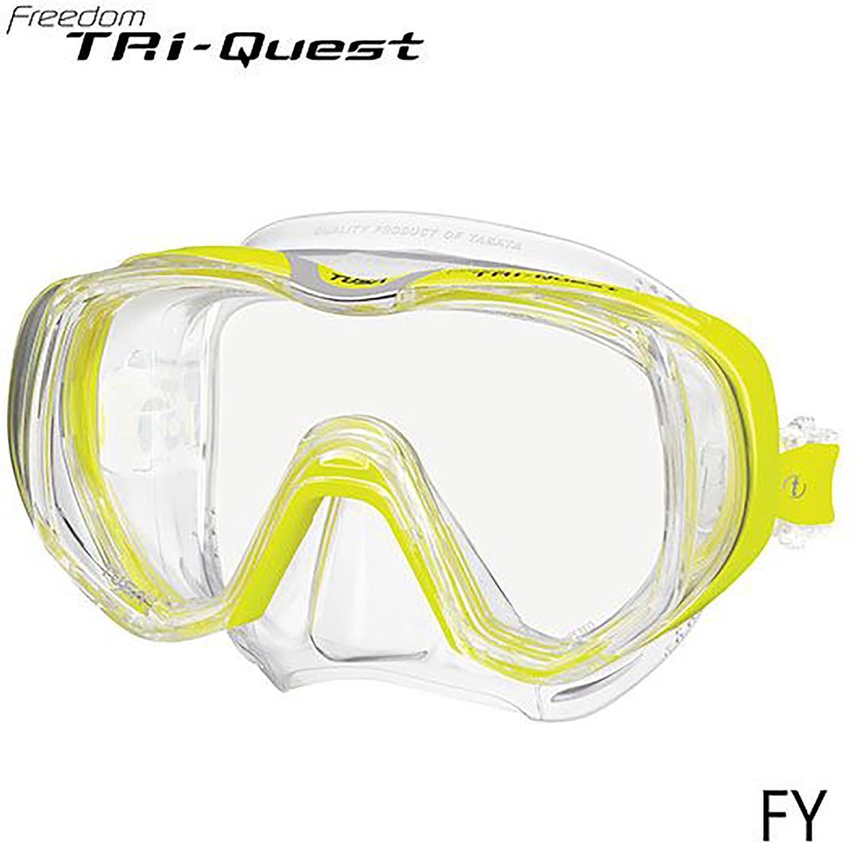 TUSA Freedom Tri-Quest duikbril - geel