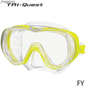 TUSA Freedom Tri-Quest duikbril - geel