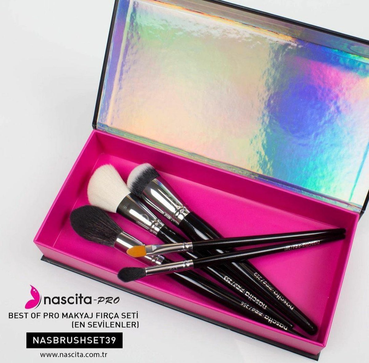 NASCITA-PRO COLLECTION| MAKE-UP BRUSHSET 39 | 5-delig