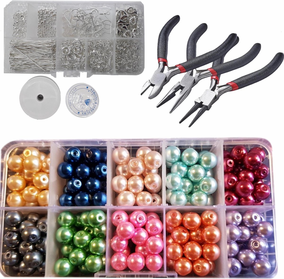 Sieraden Maken Volwassenen Pakket- Kralen-Sieraden Maken Meisjes-Kralen Hobby Volwassenen