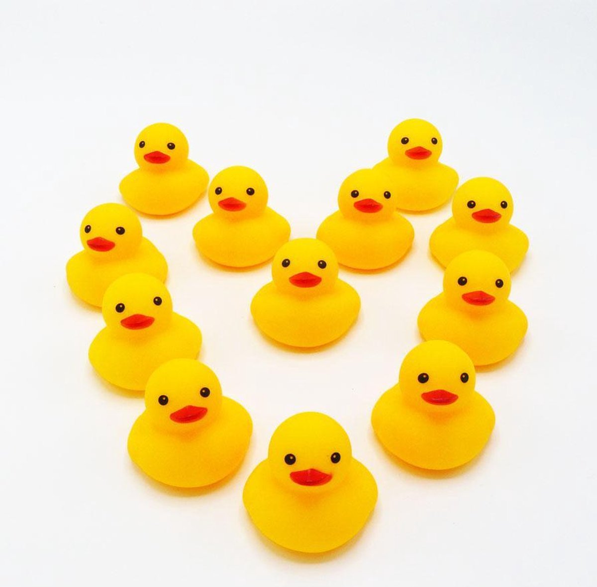 Doodadeals® | Happy Badeendjes 12 stuks | Badeendjes speelgoed | Badeendjes Klein | Baby | Badspeelgoed | Geel | 5