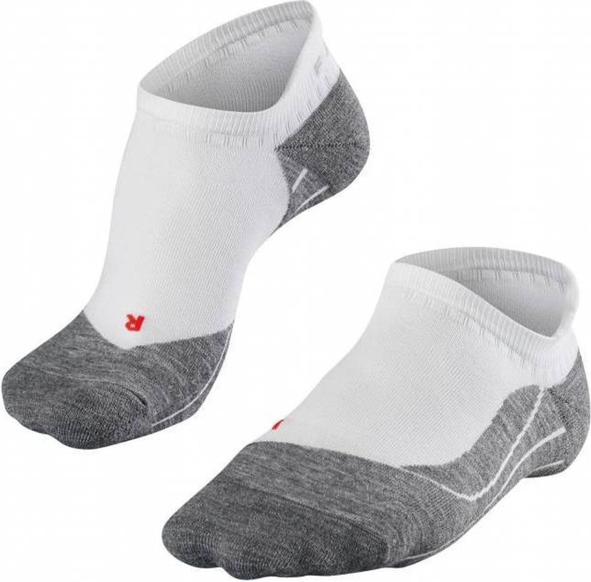 FALKE RU4 Invisible Heren Hardloopsokken - Wit - Maat 39/41