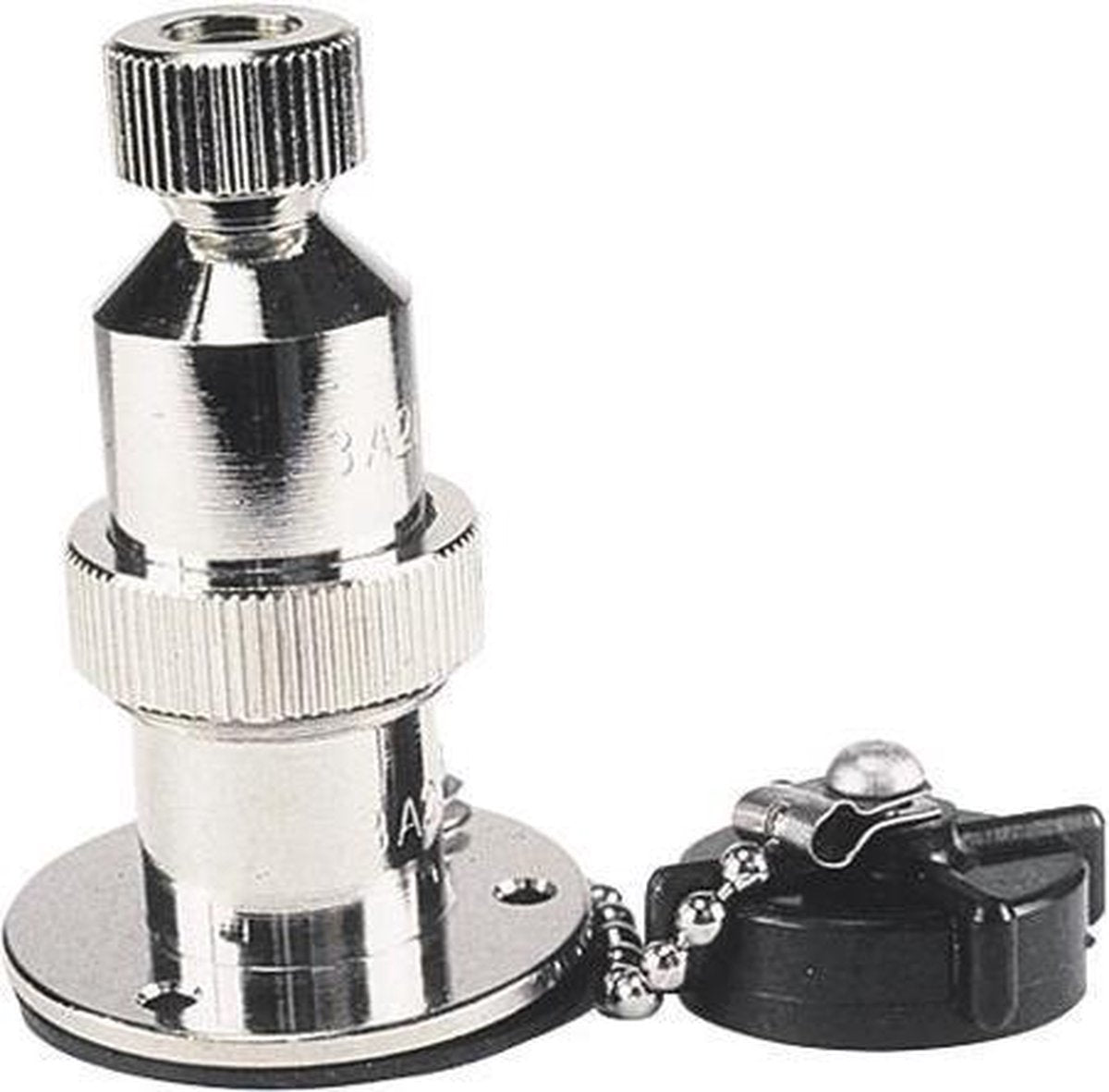 Talamex Stopcontacten messing verchroomd 3A / Stekker en stopcontact