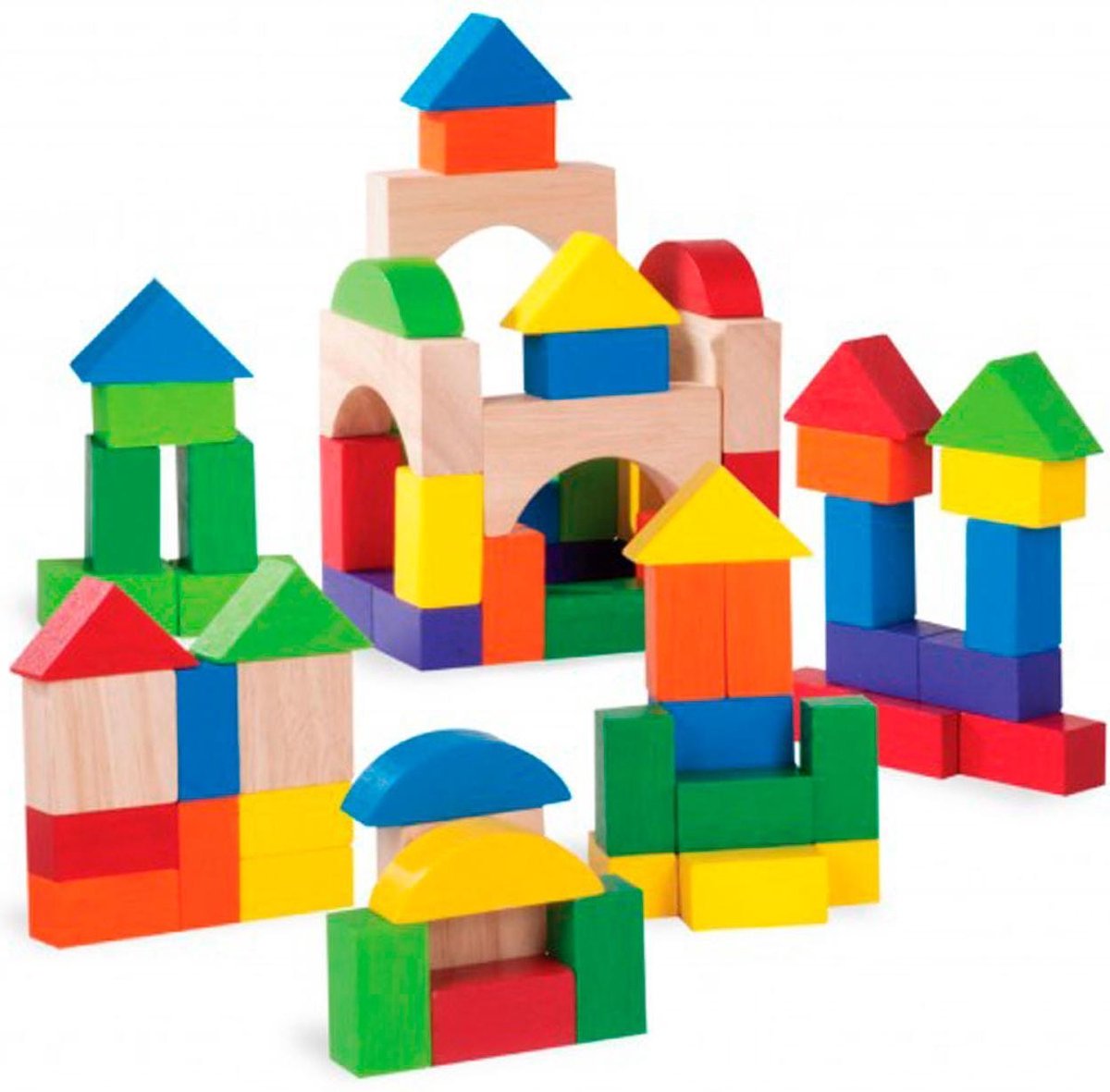Wonderworld Bouwblokken Gekleurd