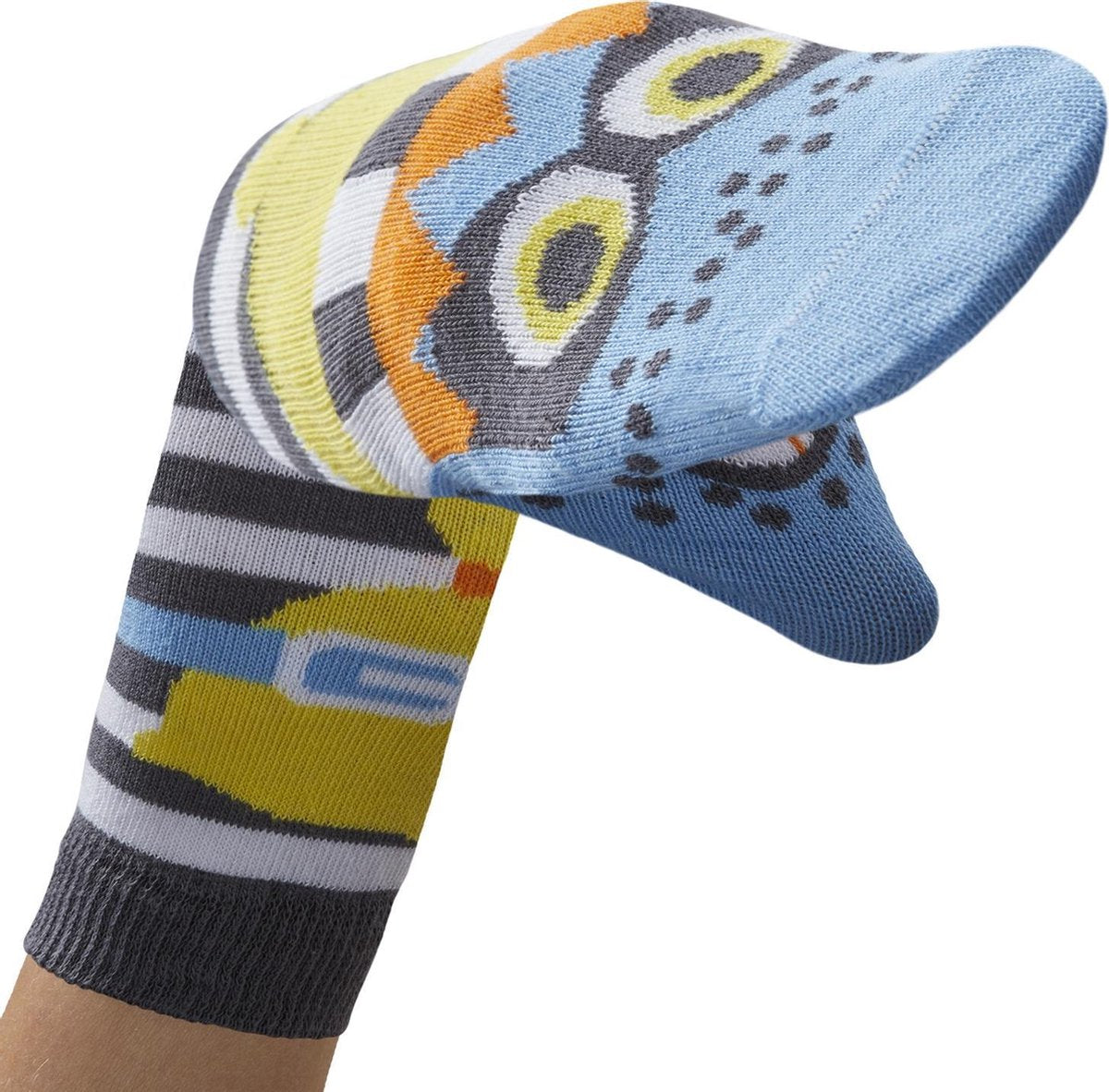 WALKYTALKIES - Kindersokken - Sokpop - Boef Jongen - Maat 31-34 - 7-8 jaar