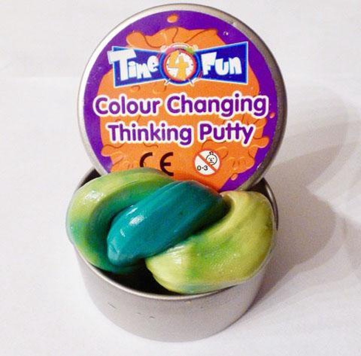 Van kleur veranderende intelligente putty - kneedklei verandert bij kou of warmte - antistress - niet uitdrogende bewegende klei