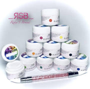RSB – plastiline 3D gel – 11 kleuren en een siliconenborstel (alle kleuren)
