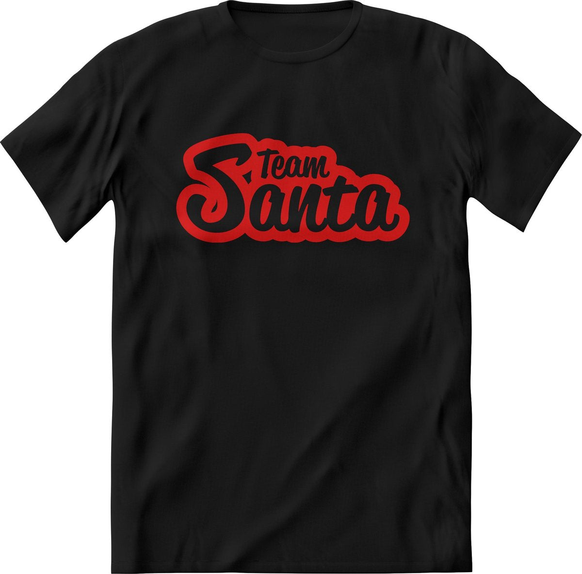 Team Santa shirt Heren / Dames – Grappige kerst teksten shirt – Perfect foute kersttrui / tshirt cadeau – T- shirt kerstboom / kerstballen print korte mouw - Maat XL