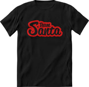 Team Santa shirt Heren / Dames – Grappige kerst teksten shirt – Perfect foute kersttrui / tshirt cadeau – T- shirt kerstboom / kerstballen print korte mouw - Maat XL
