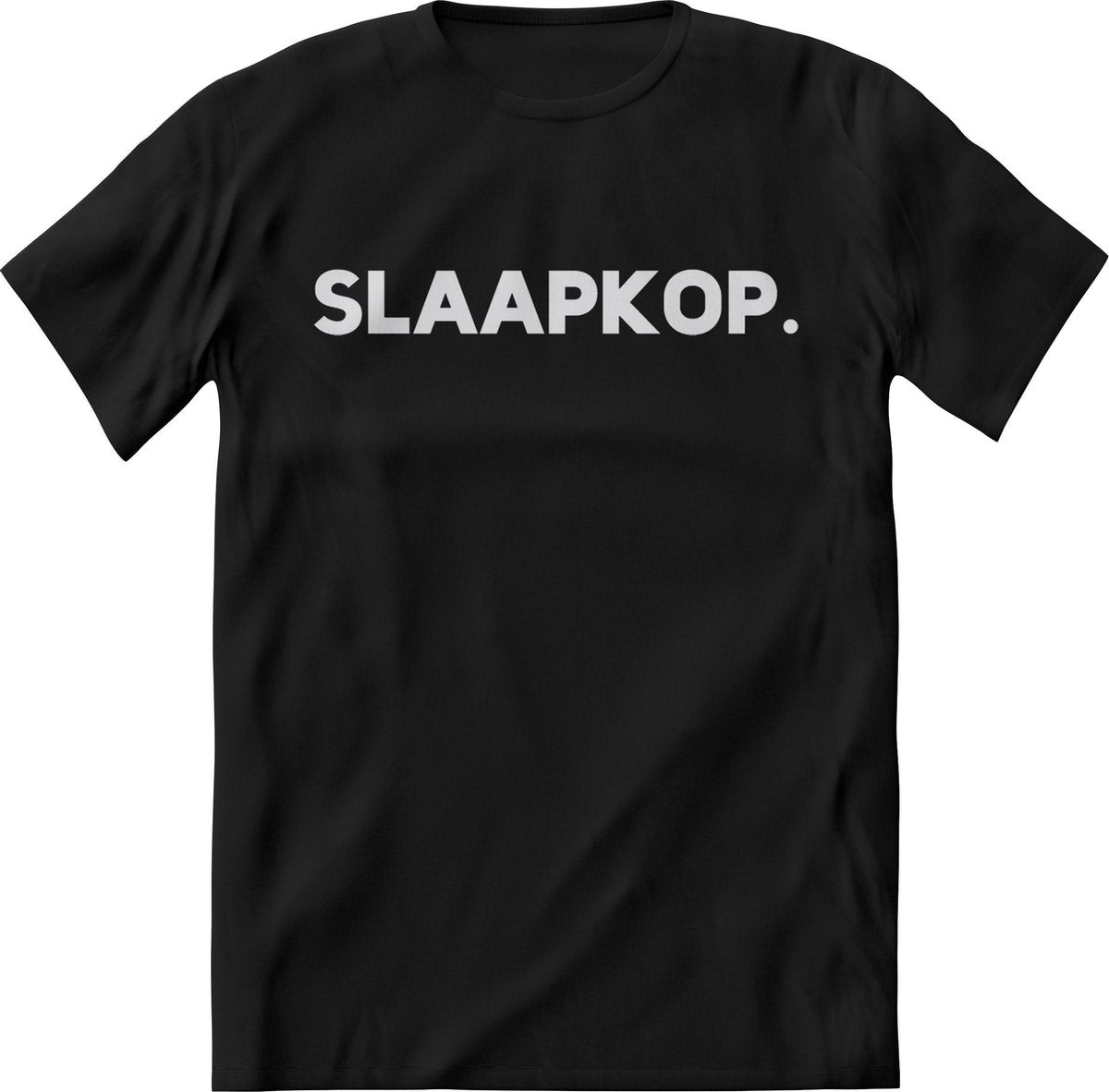 Slaap T-Shirt Heren - Slaapkop - Grappig quotes en  teksten shirt vrouwen –  Slaapkleding – Perfect Nachtkleding cadeau tshirt – Snurk shirt - Maat S - Zwart