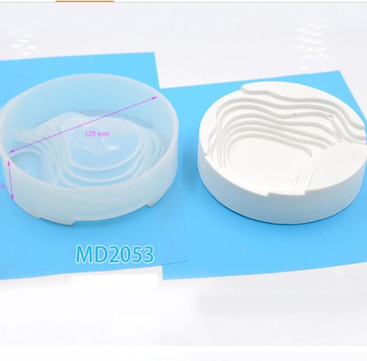 T-Lichthouder Plantenhouder ReliefEpoxy Mallen Flexibel Kunsstof Epoxy Mold Gietmal Zeep Siliconen Mallen Chocolade Mal