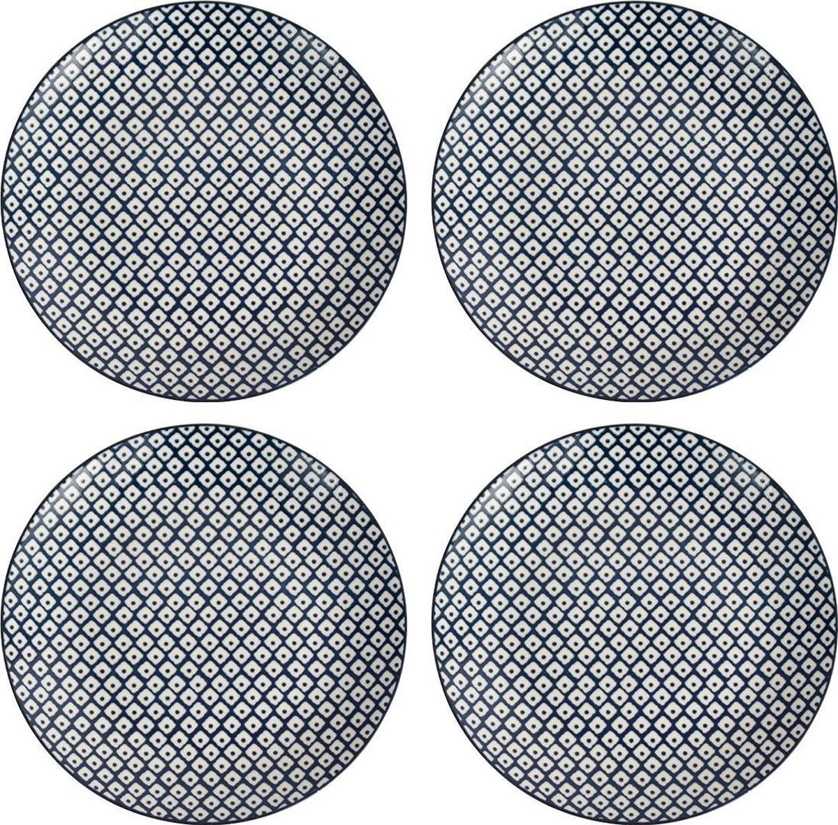Gusta bord ø20cm Out of the Blue Japanese - set 4 stuks