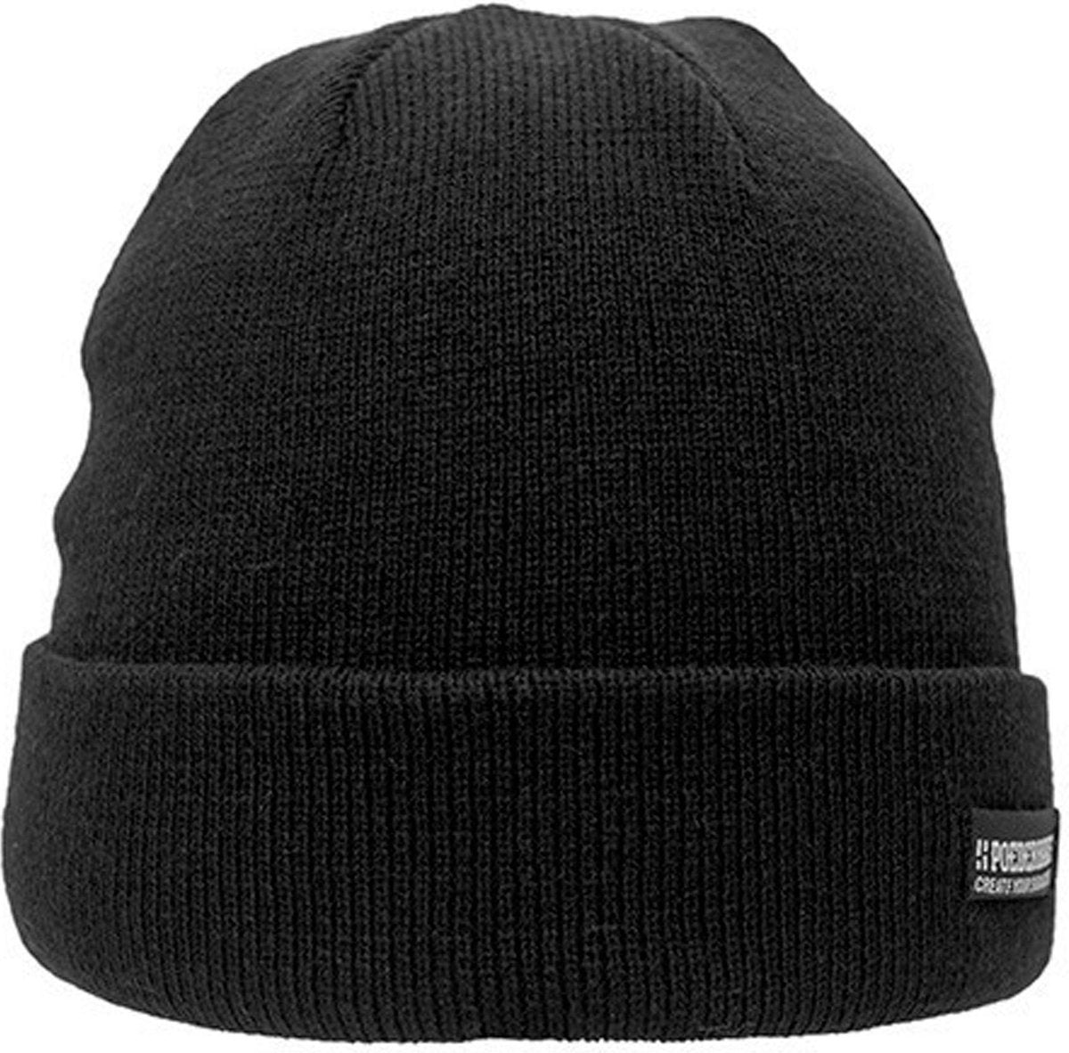Poederbaas Muts (Sport) - Unisex - zwart