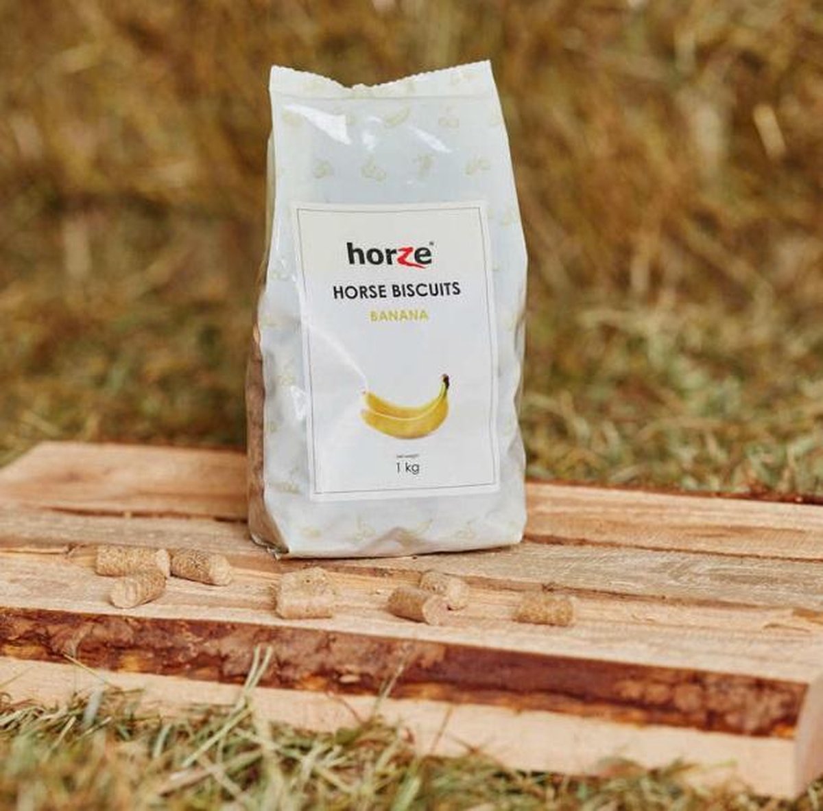Horze Treats - paardensnoepjes - banaan - 1kg