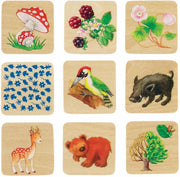 Geheugenspel: DIEREN van het WOUD